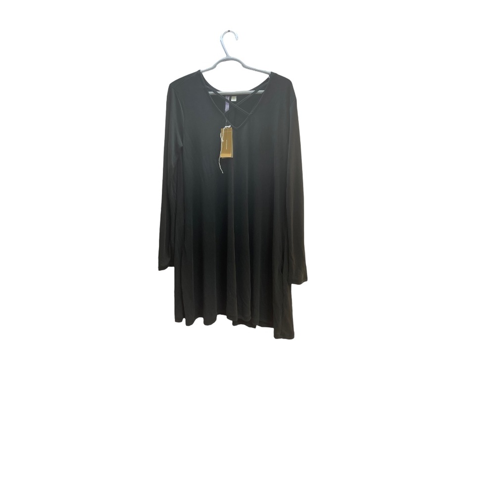 Alya long sleeve v-neck tunic/ short dress NWT sz M